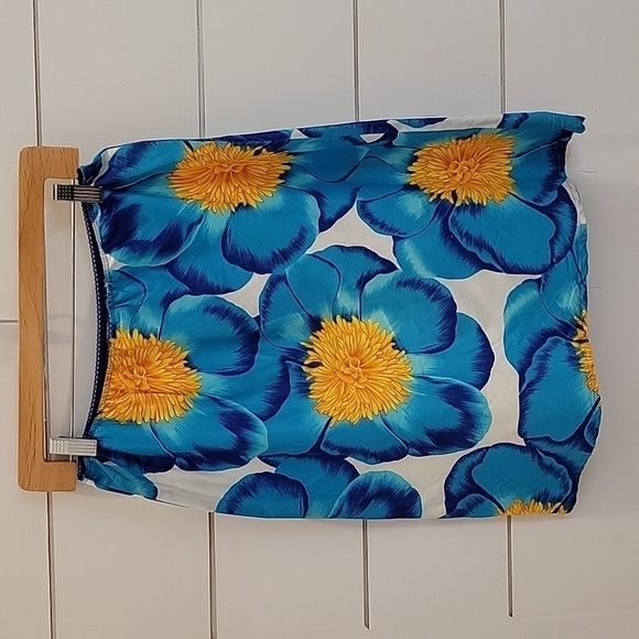 Roxy size 7  floral midi skirt - Picture 2 of 4